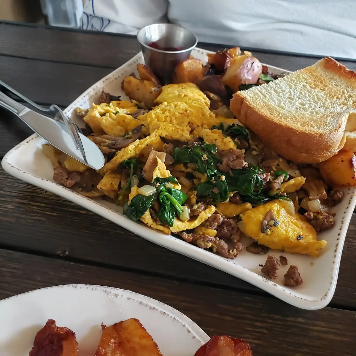 Loaded Hash Browns Side