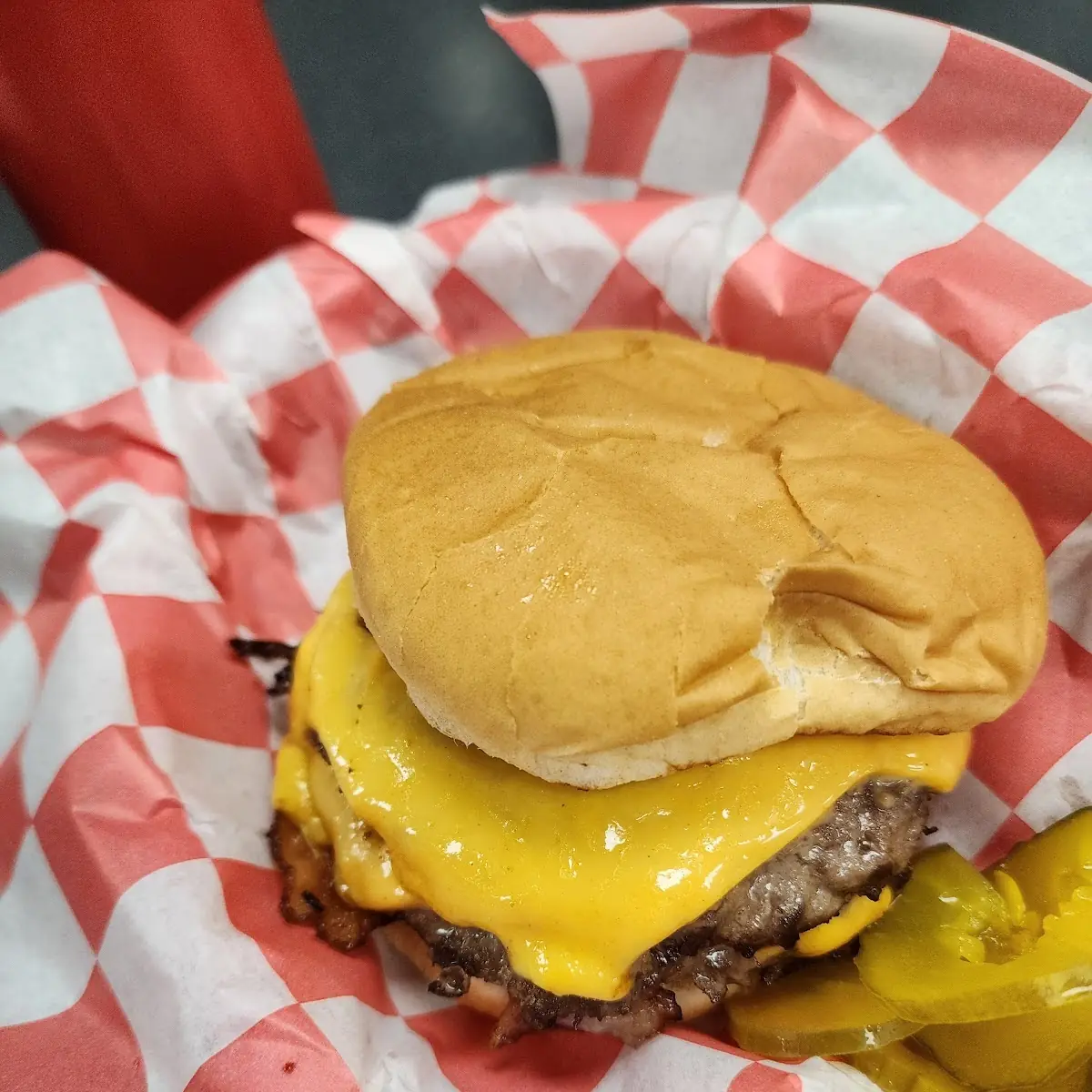 Cheese Burger with Fries