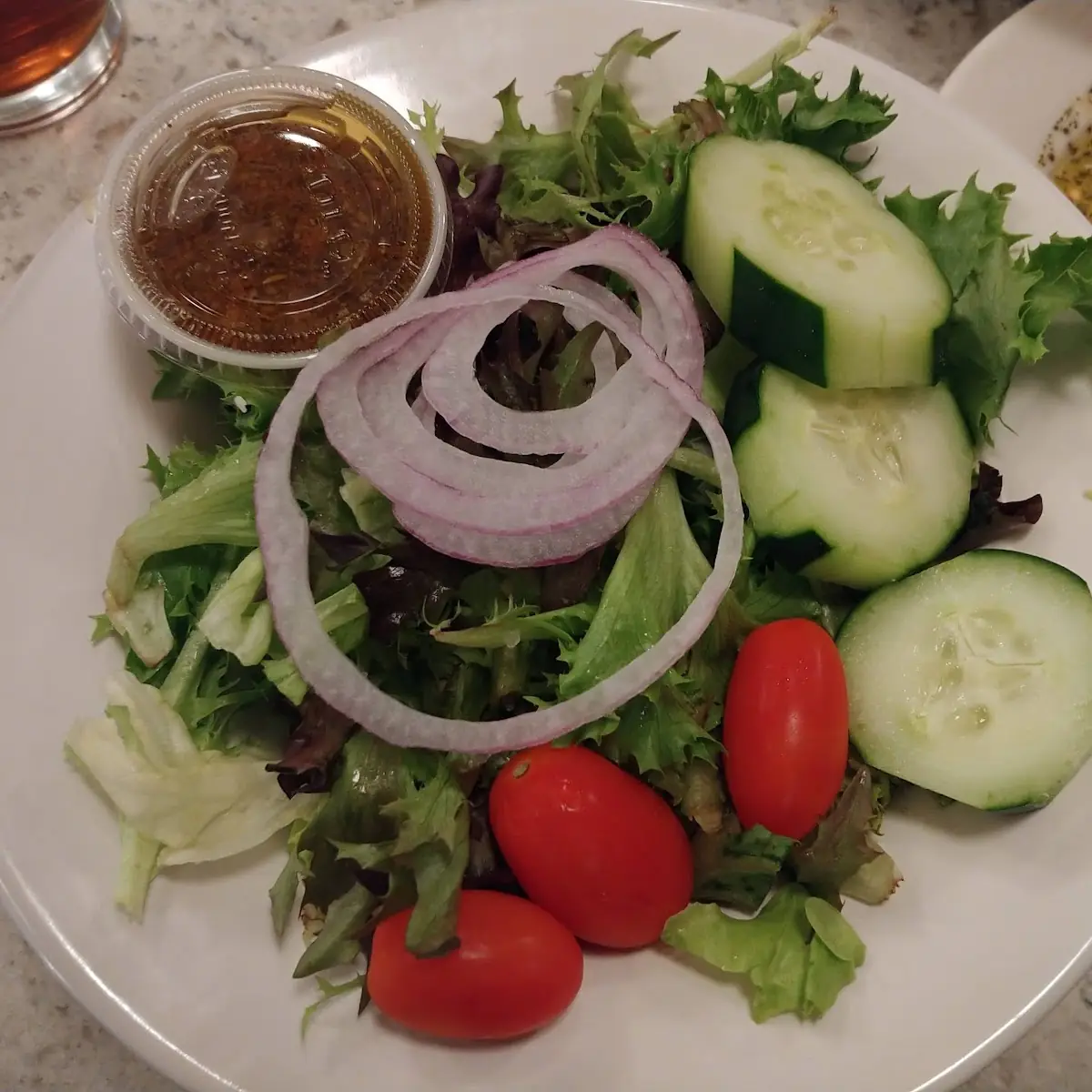 Dinner Salad with Italian Dressing