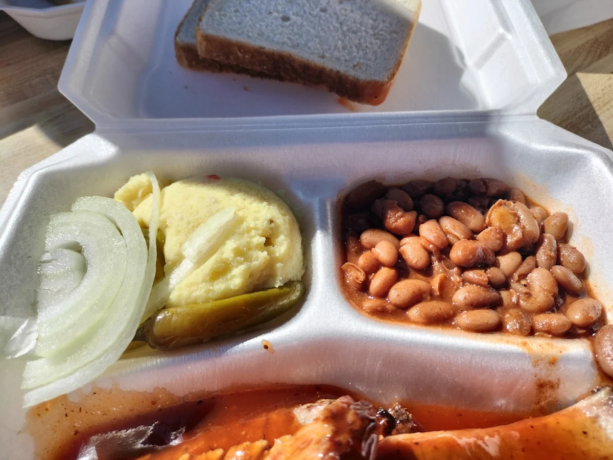 Potato Salad and Beans