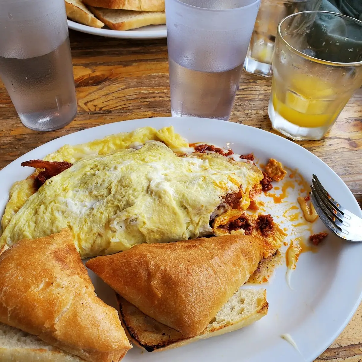 Bacon and Cheese Omelette