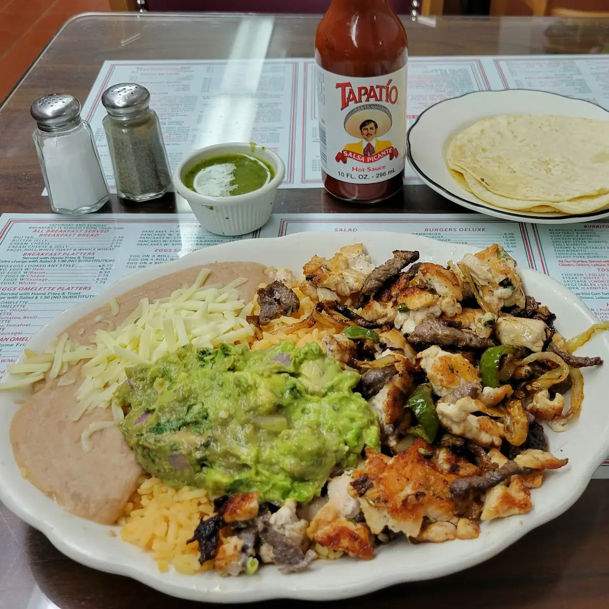 Chicken and Steak Fajitas