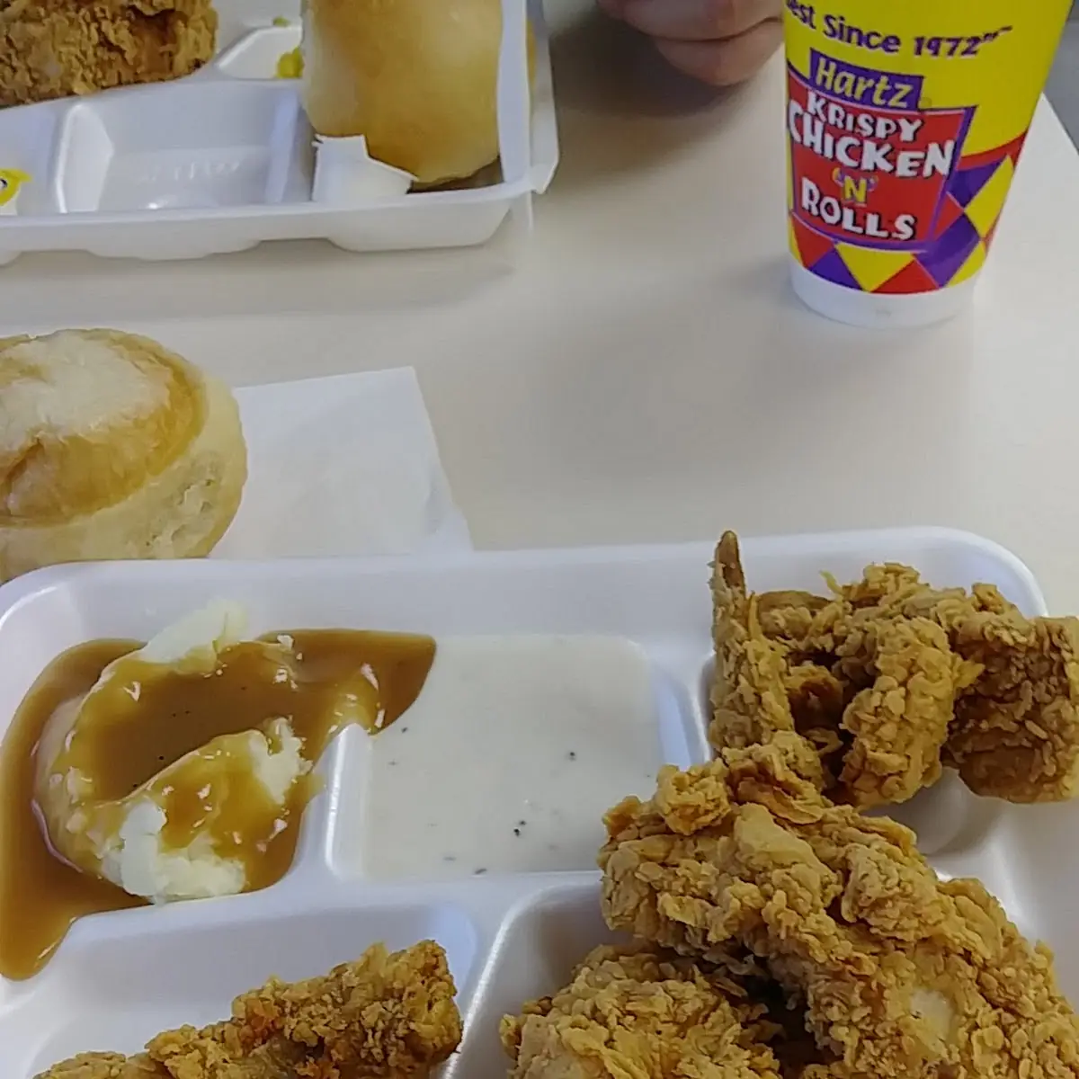 Chicken and Mashed Potatoes and Gravy