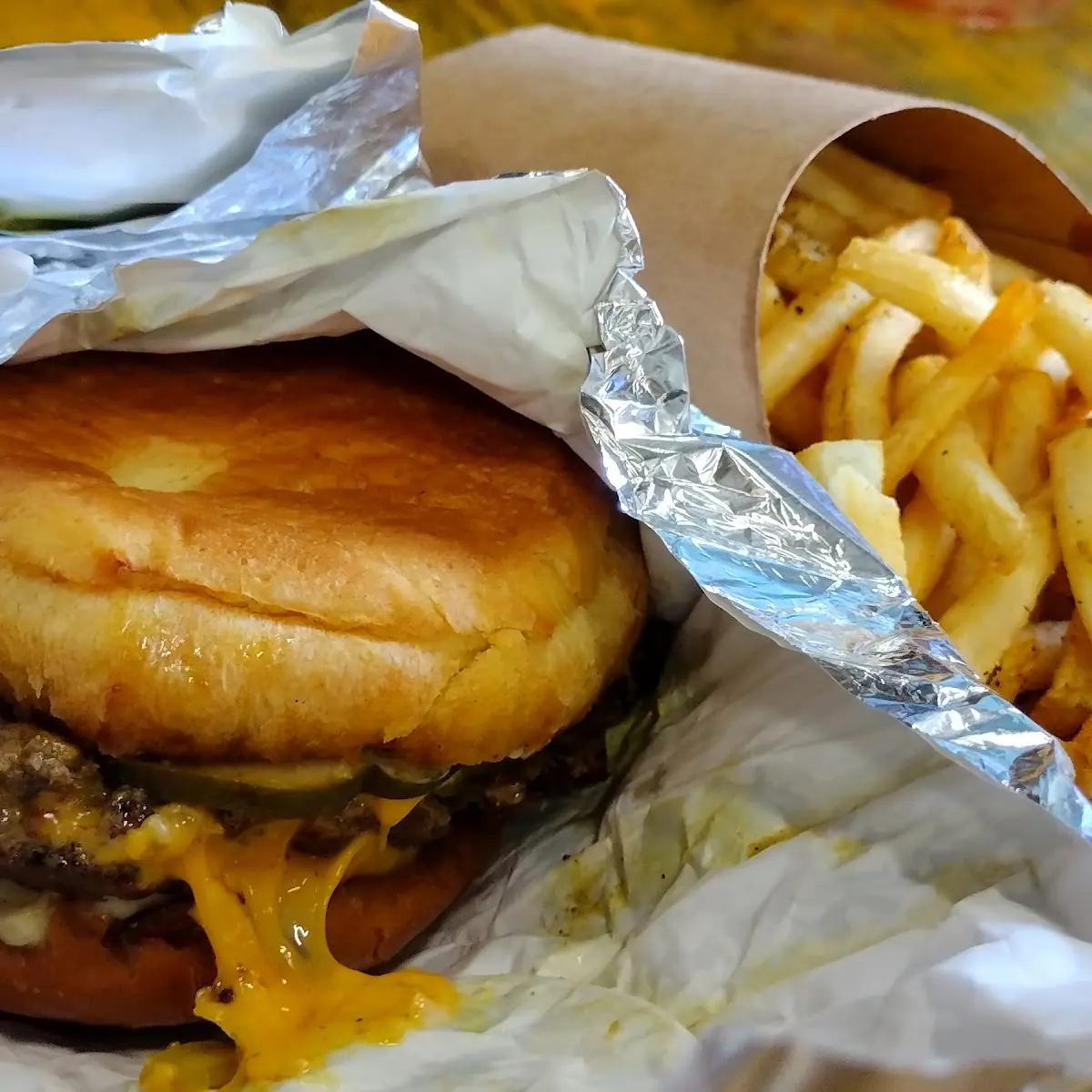 Rebel Smash Burger Combo