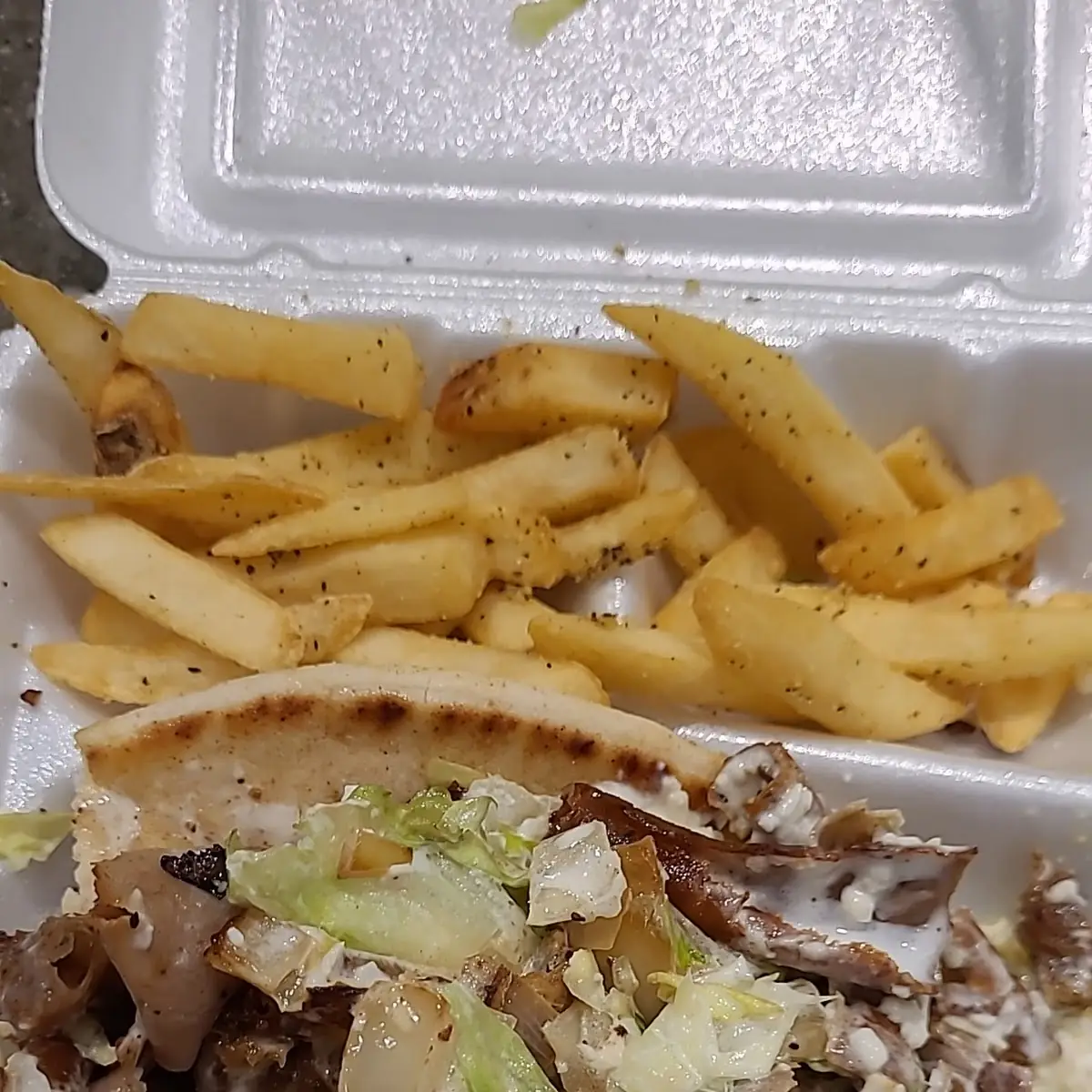 Steak and Chicken Gyro