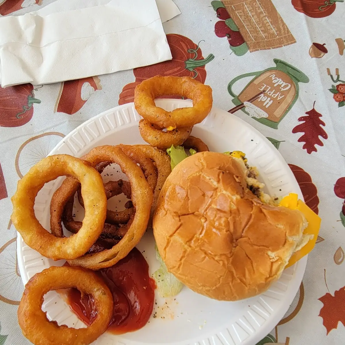 Double Cheeseburger Combo with Onion Rings