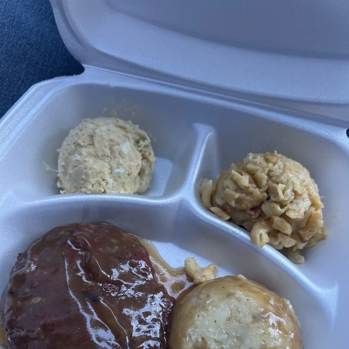 Hamburger Steak and Mashed Potatoes