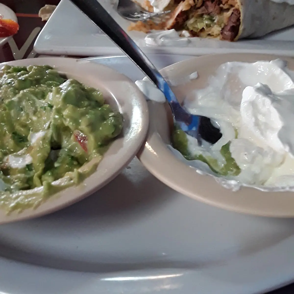 Guacamole and Sour Cream