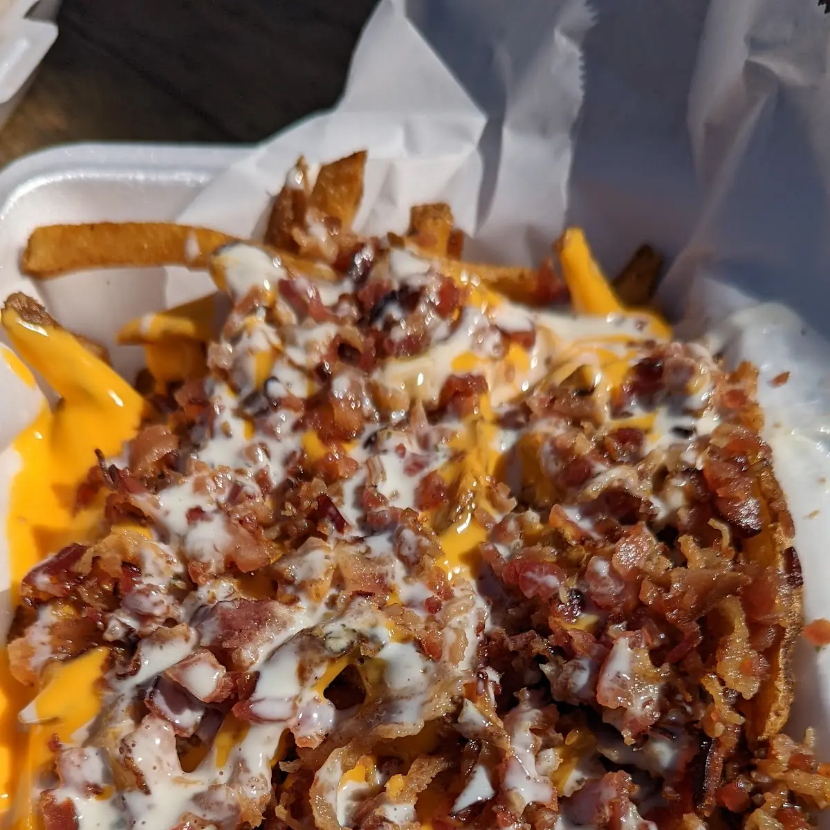 Bacon Cheese Fries with Ranch