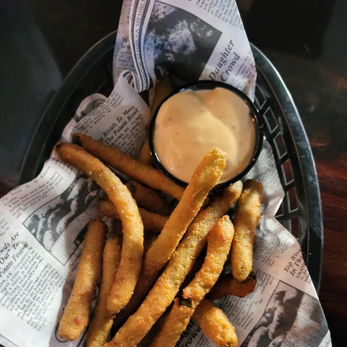 Deep Fried Breaded Green Beans