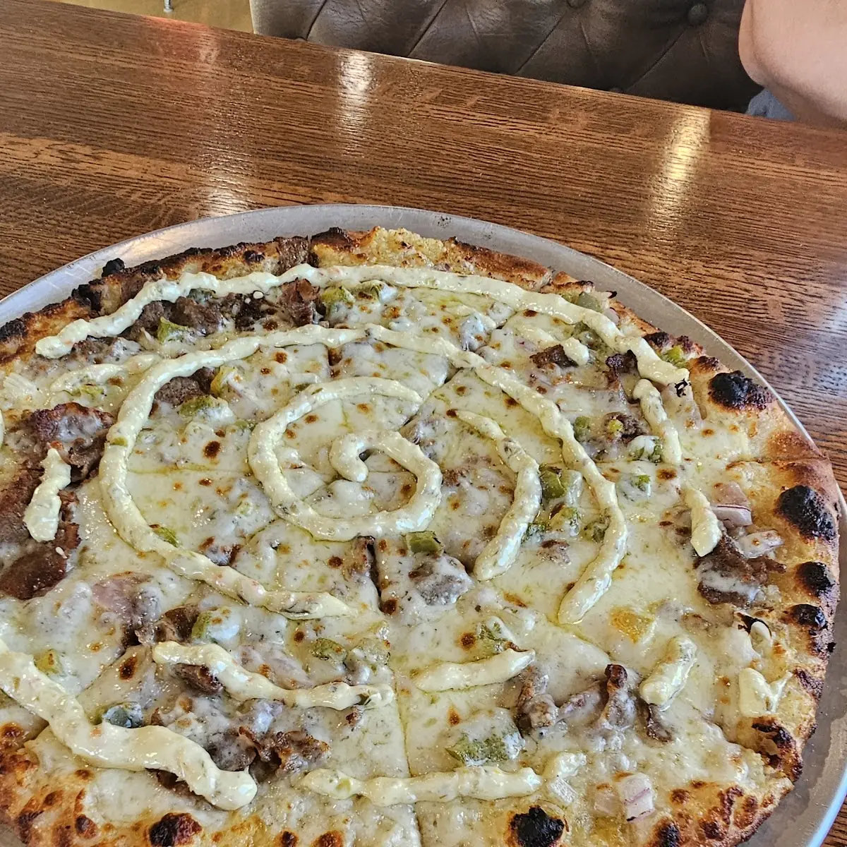 Philly Cheesesteak Pizza