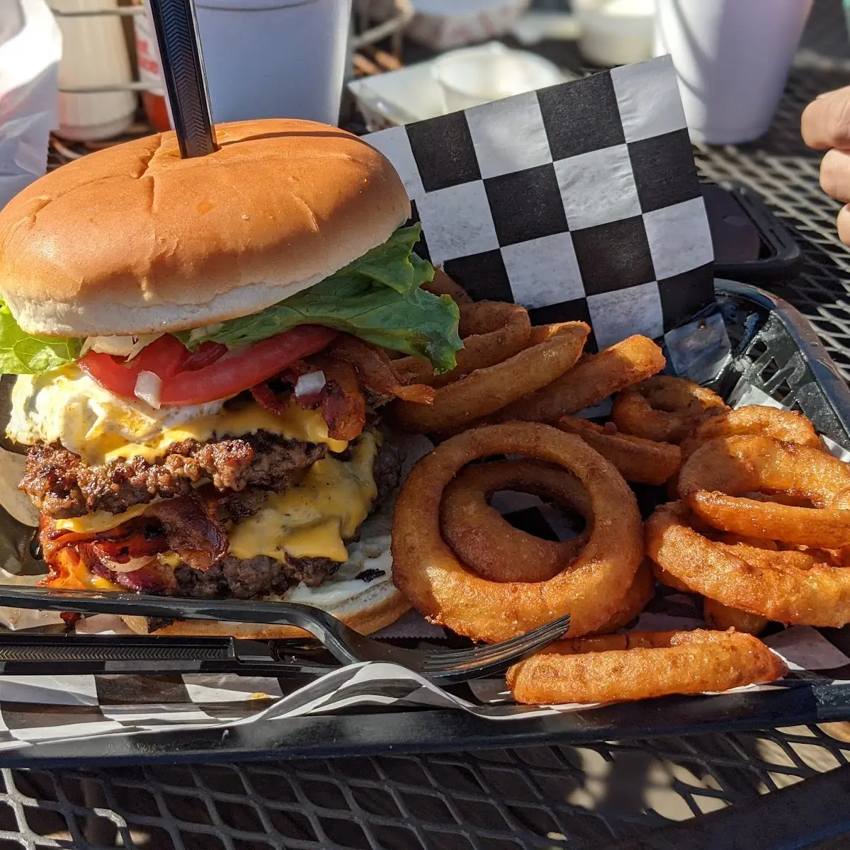 Double Cheeseburger with Bacon