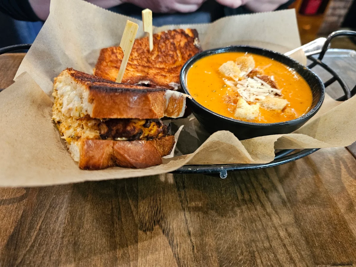 Crab Cake Grilled Cheese Sandwich