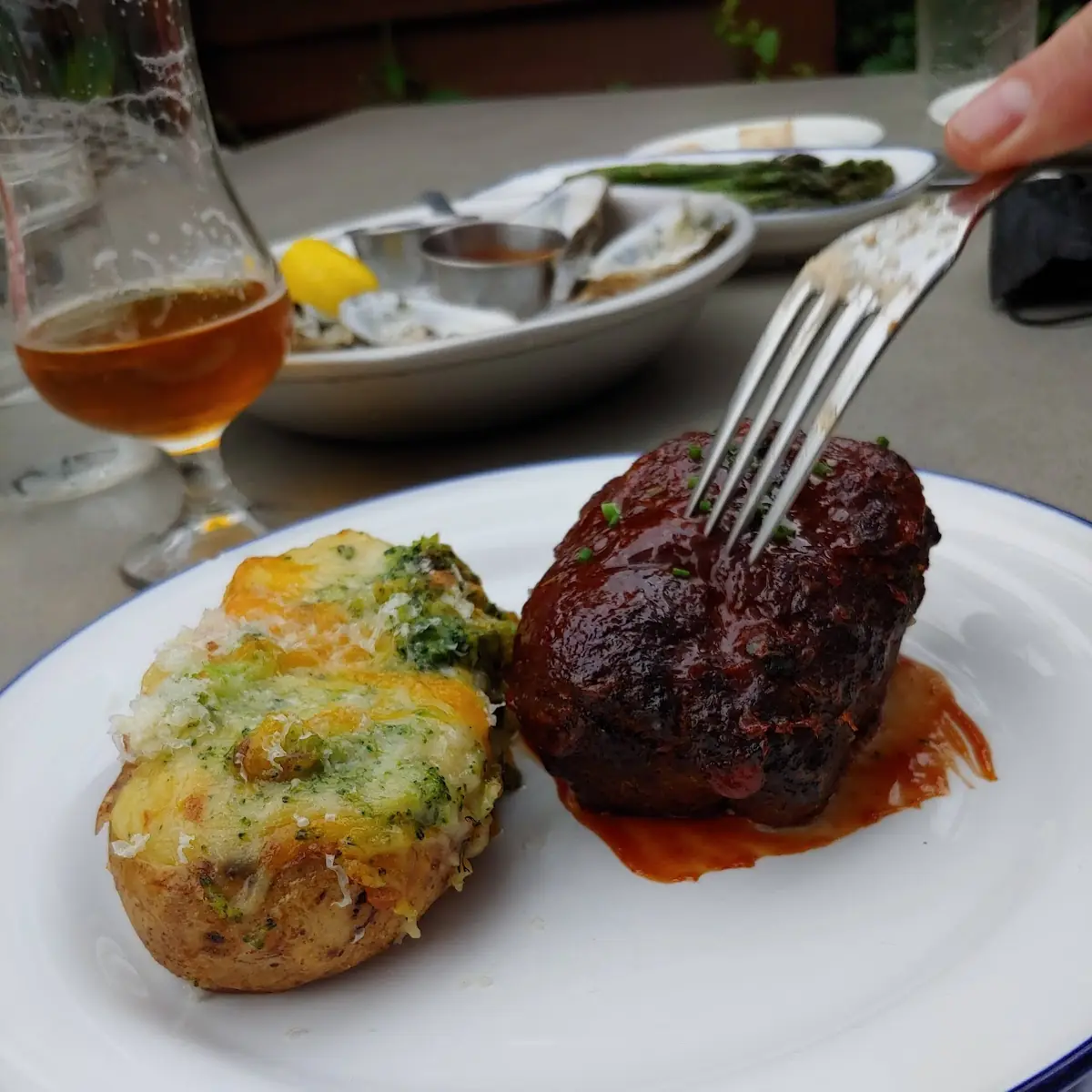 Meatloaf and Twice Baked Potato
