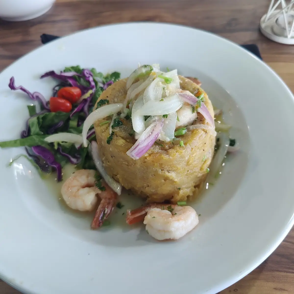 Mofongo Relleno De Camarones