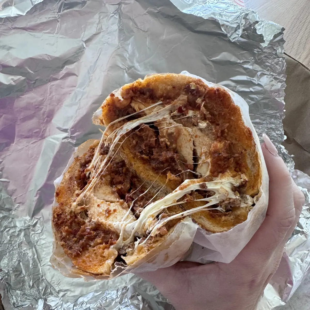 Spicy Chicken Parm Sandwich