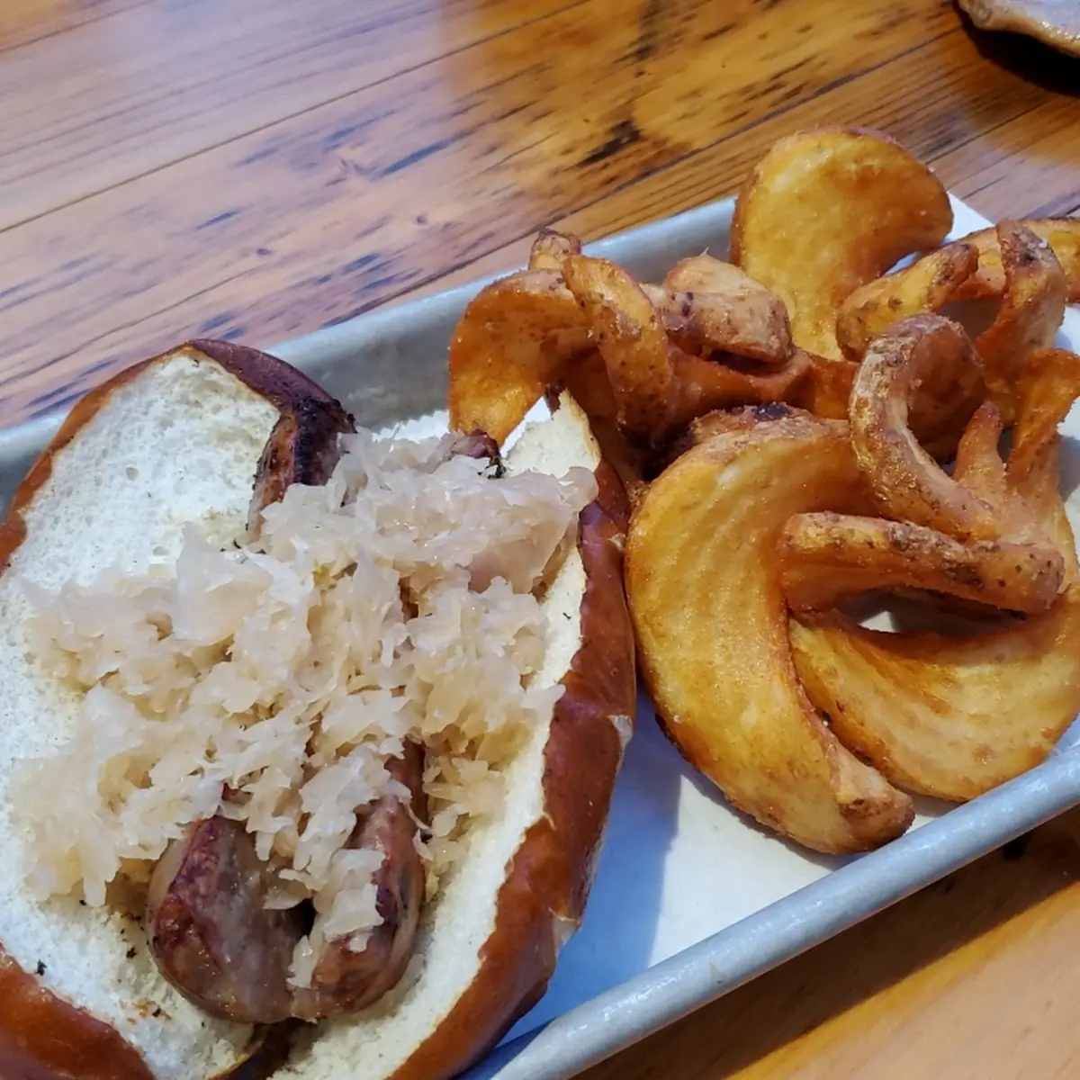 Bratwurst and Fries