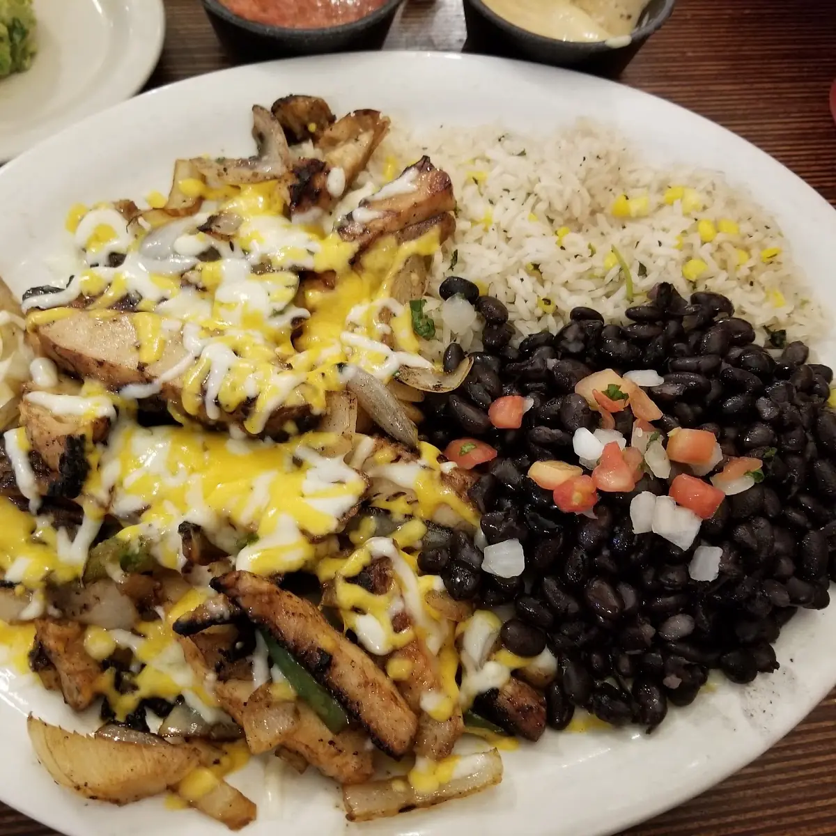 Chicken Monterey with Black Beans & Lime Rice