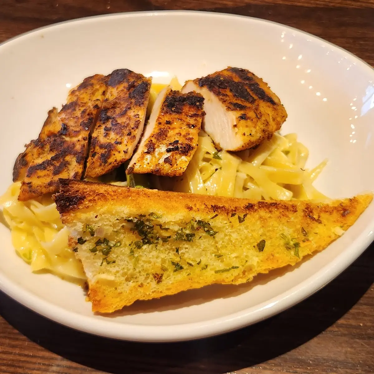 Blackened Chicken Alfredo