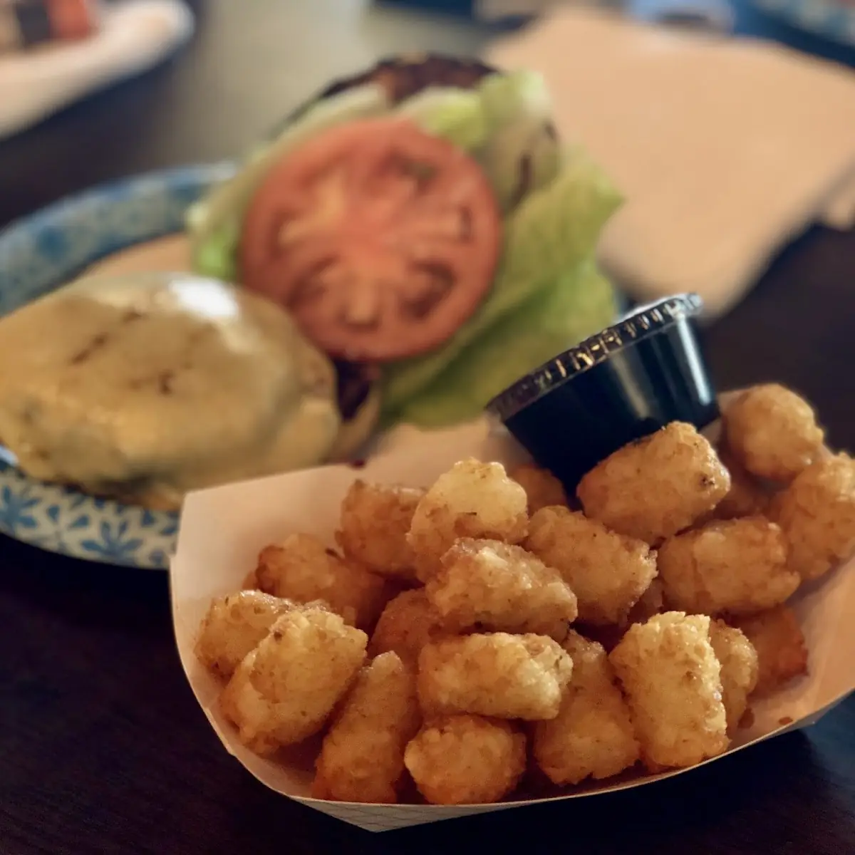 Burger and Tots