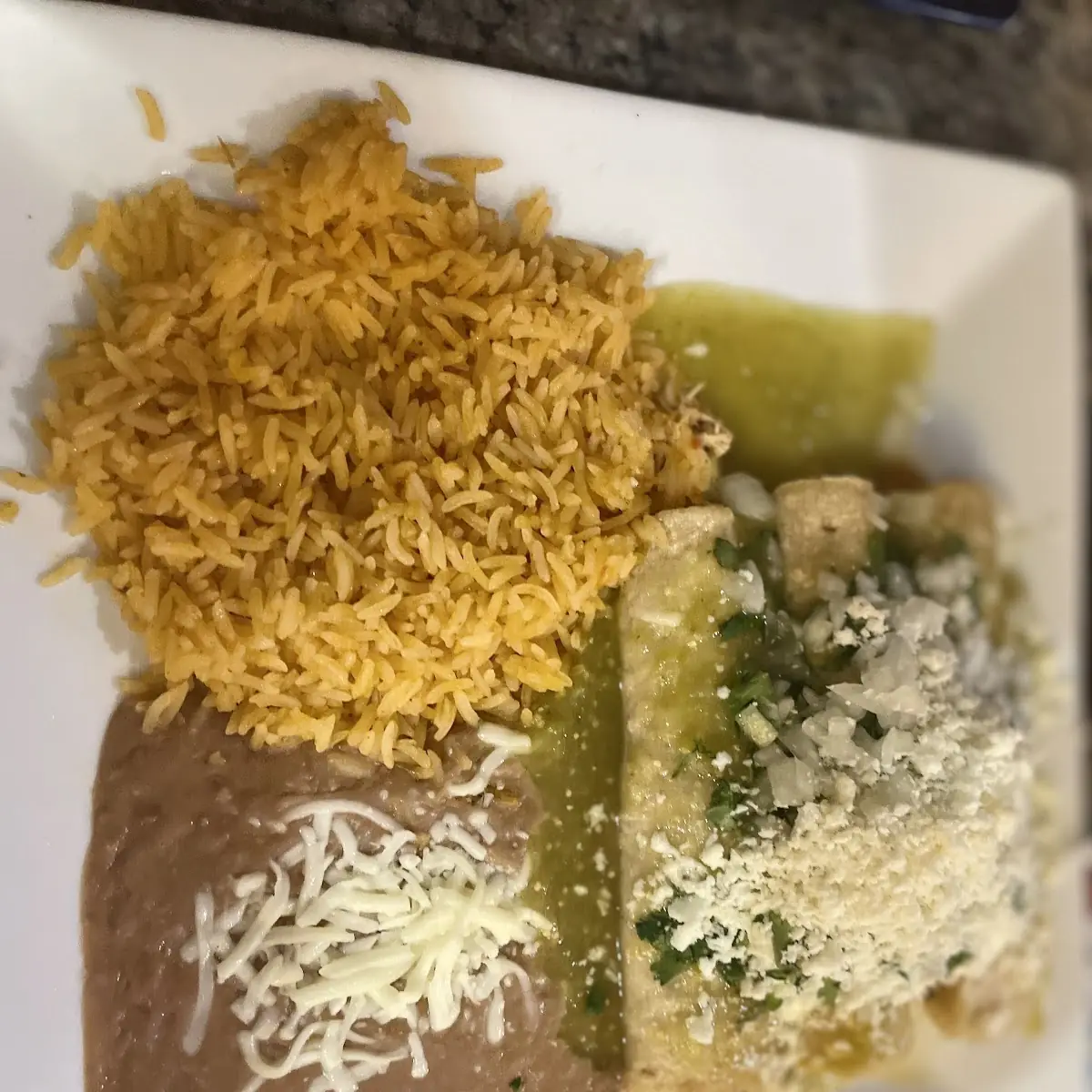 Verde Chicken Enchiladas
