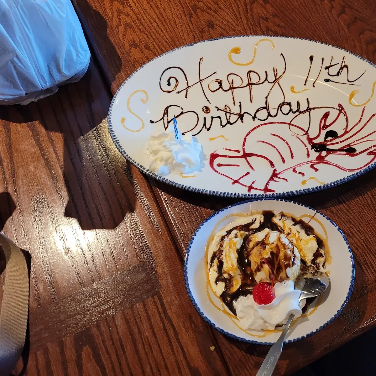 Birthday Ice Cream Sundae