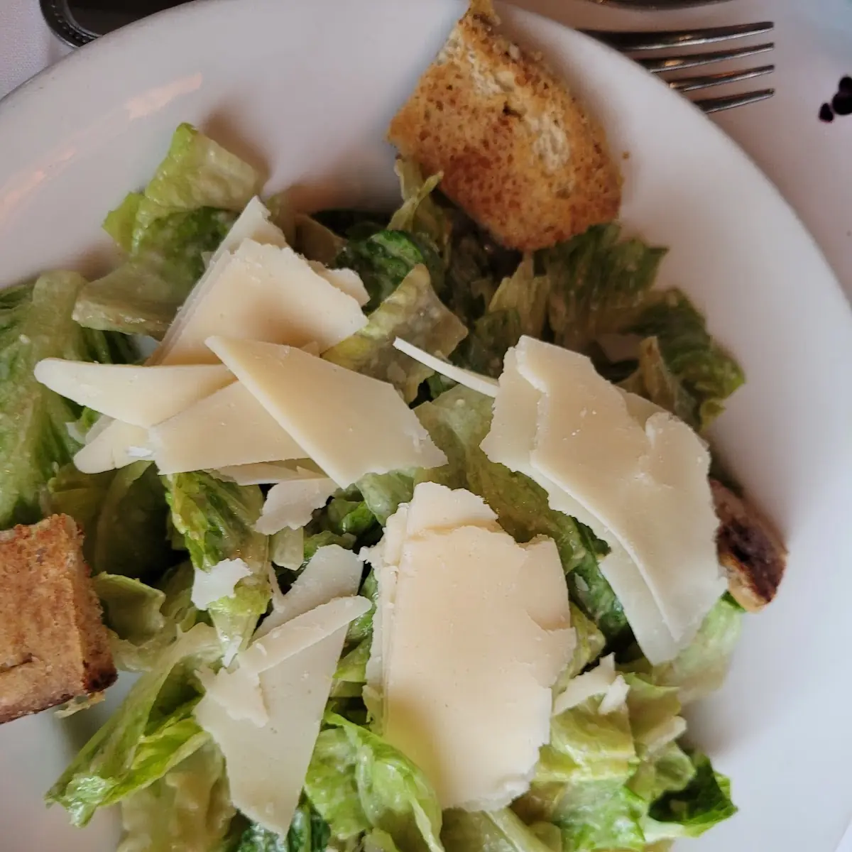 Caesar Salad with Grana Padano Croutons