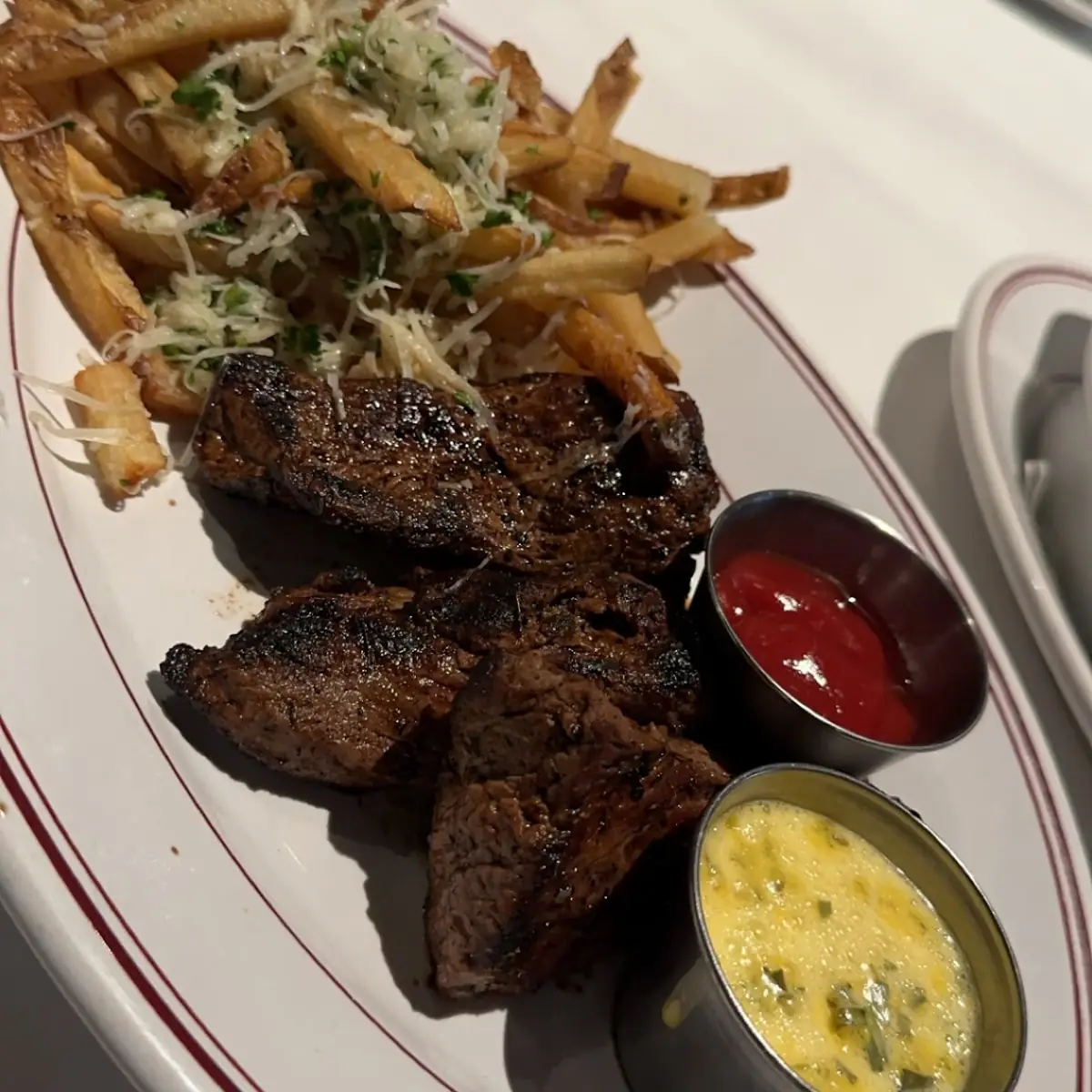 Steak Frites with Truffle Fries
