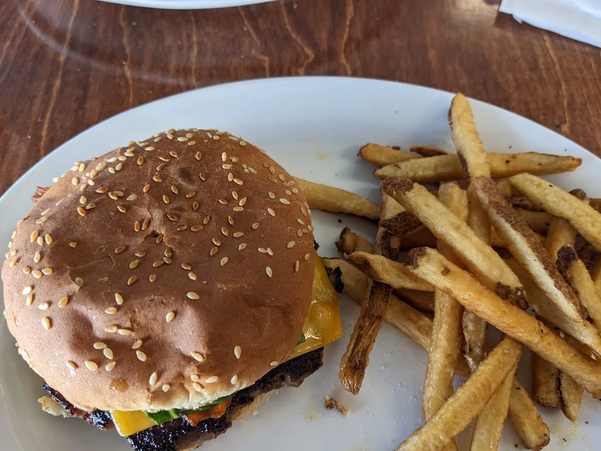 Banquet Burger and Fries