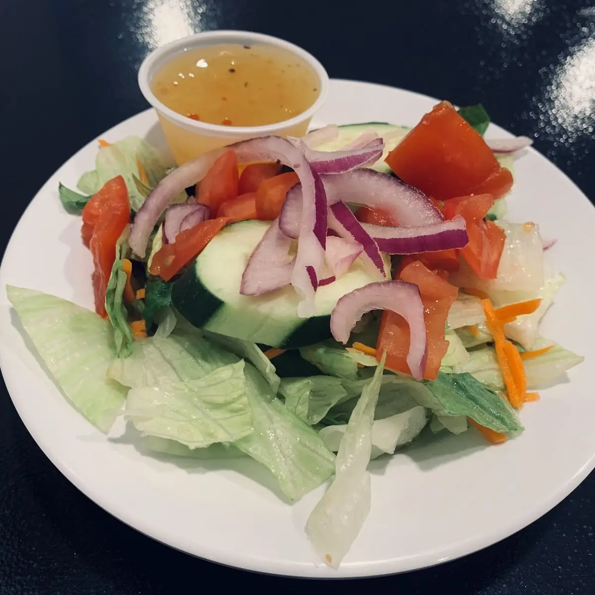Side Salad with Italian Dressing