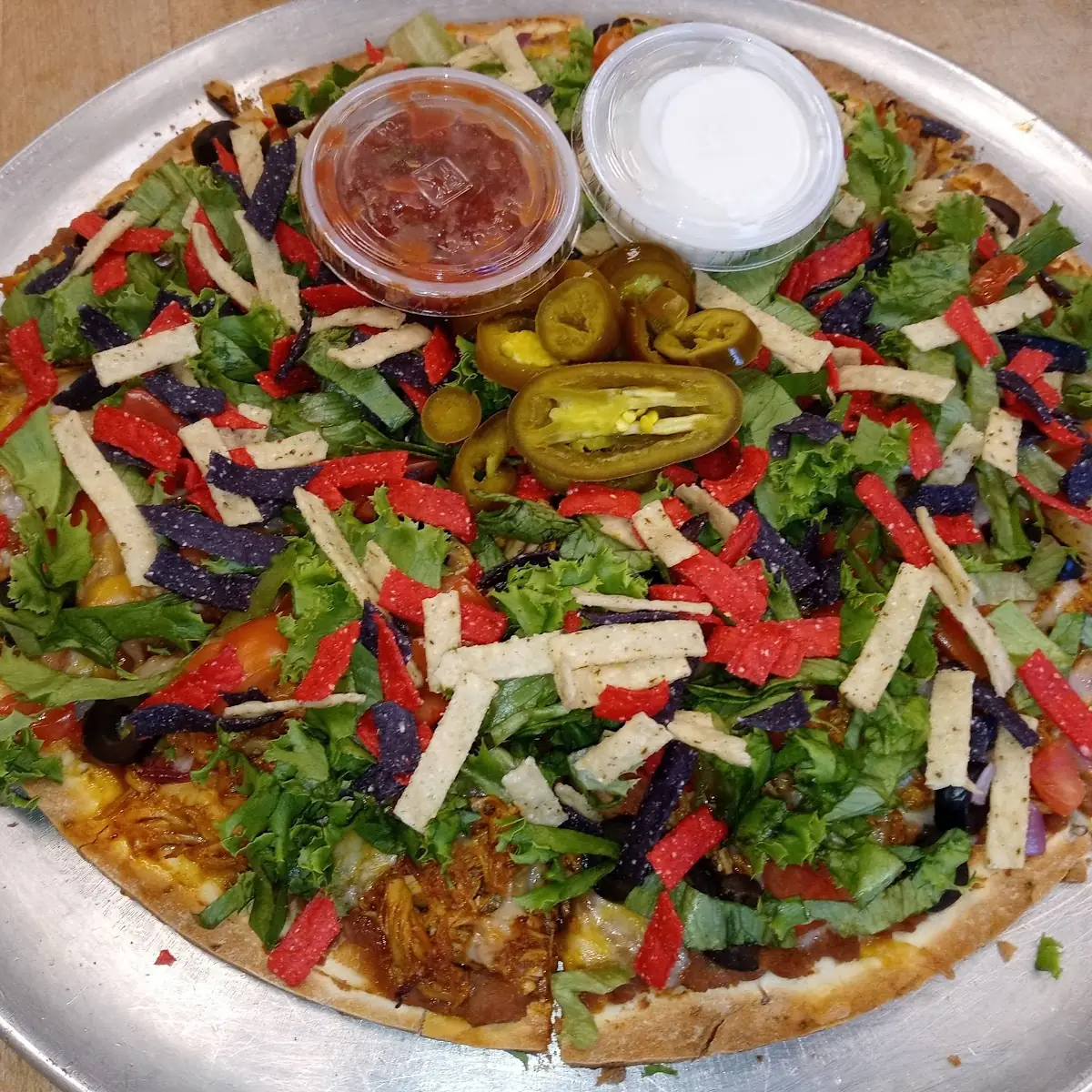 Chicken Taco Pizza