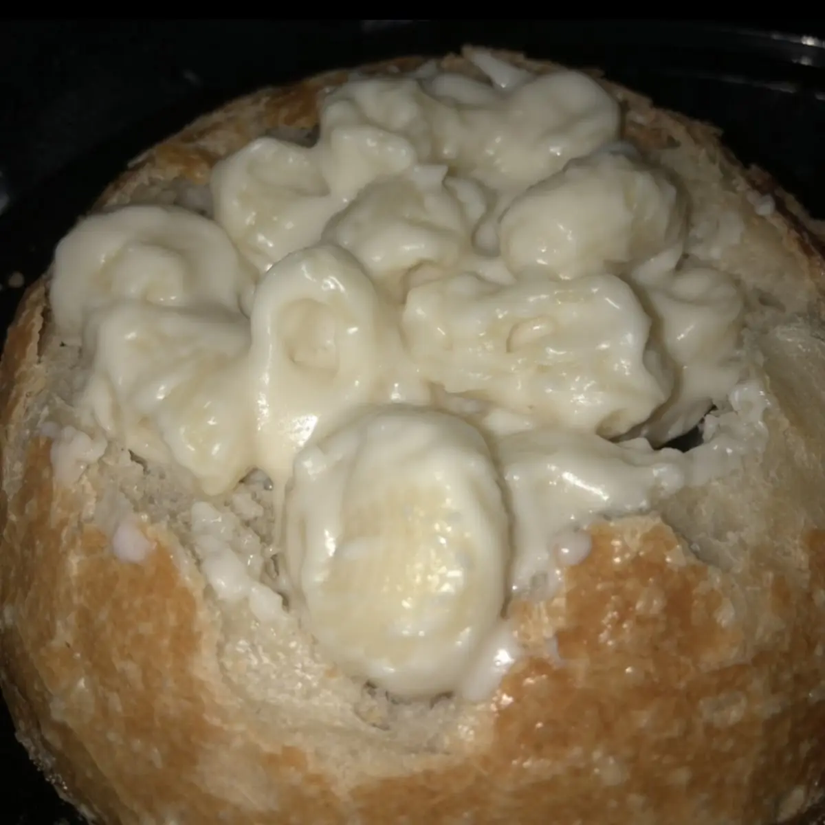 Mac & Cheese Bread Bowl