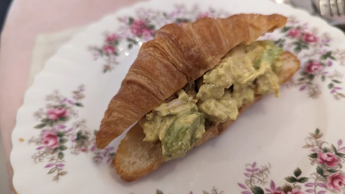 Curry Chicken Croissant Sandwich