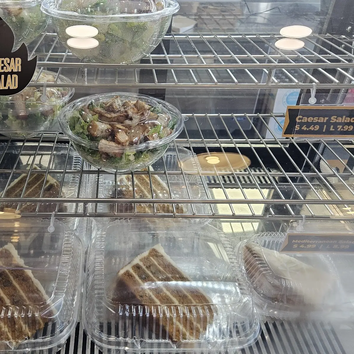 Salads and Cake Slice
