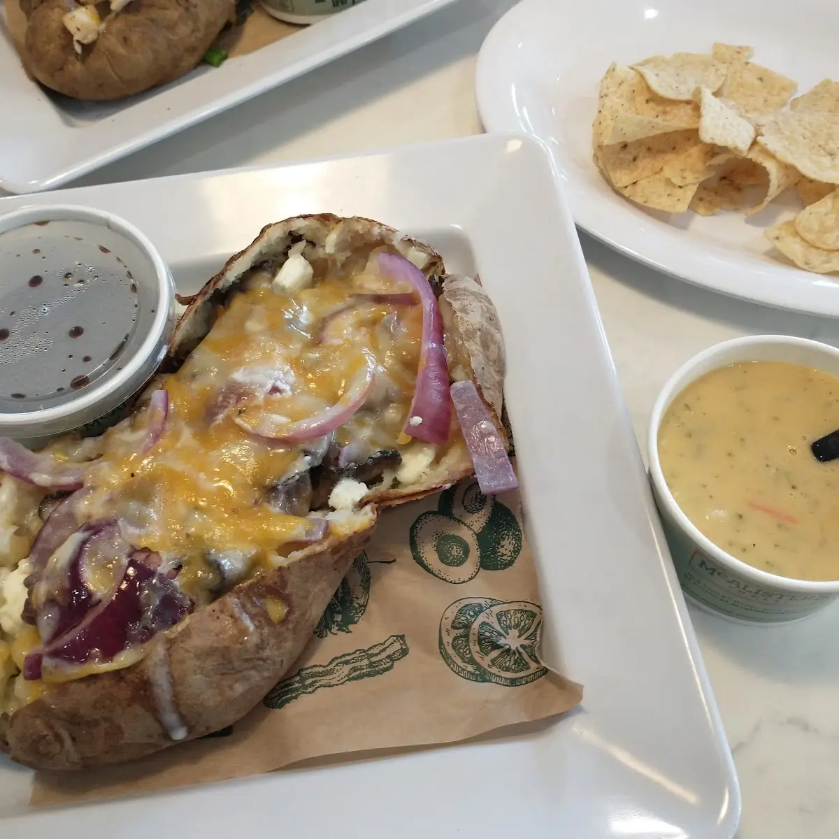 French Dip Baked Potato