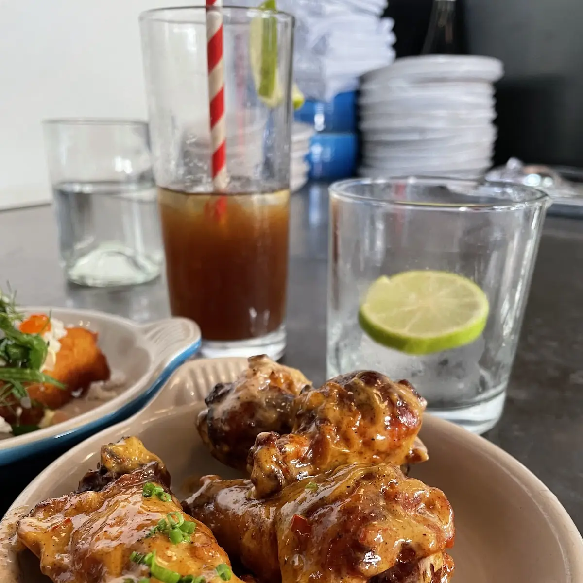 Chicken Wings with Alabama White Sauce