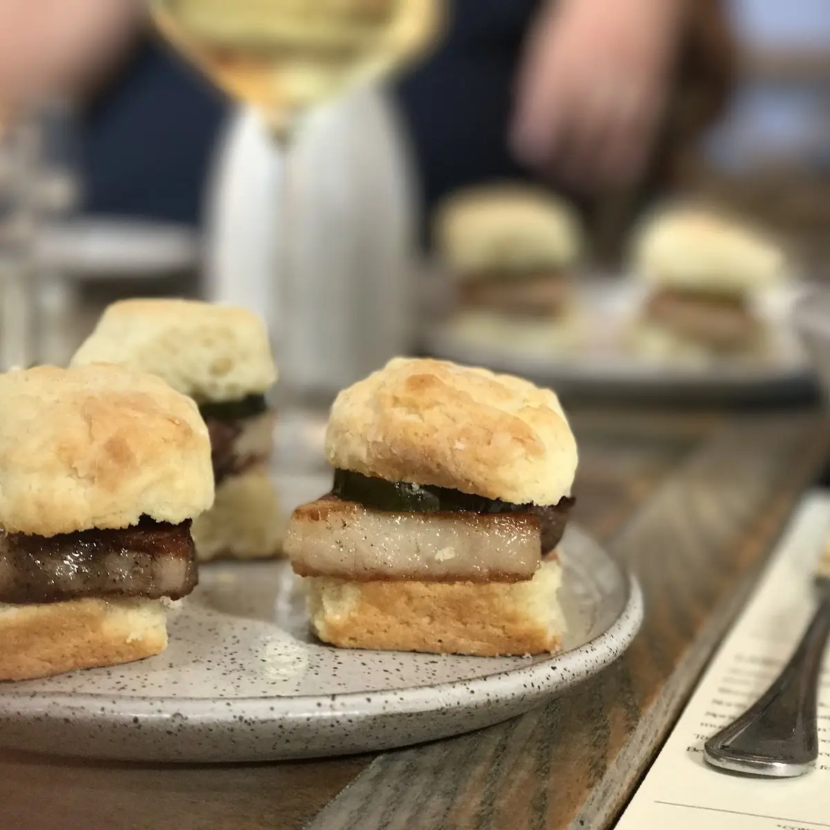 Pork Belly & Biscuits Bread and Butter Pickles & Preserves