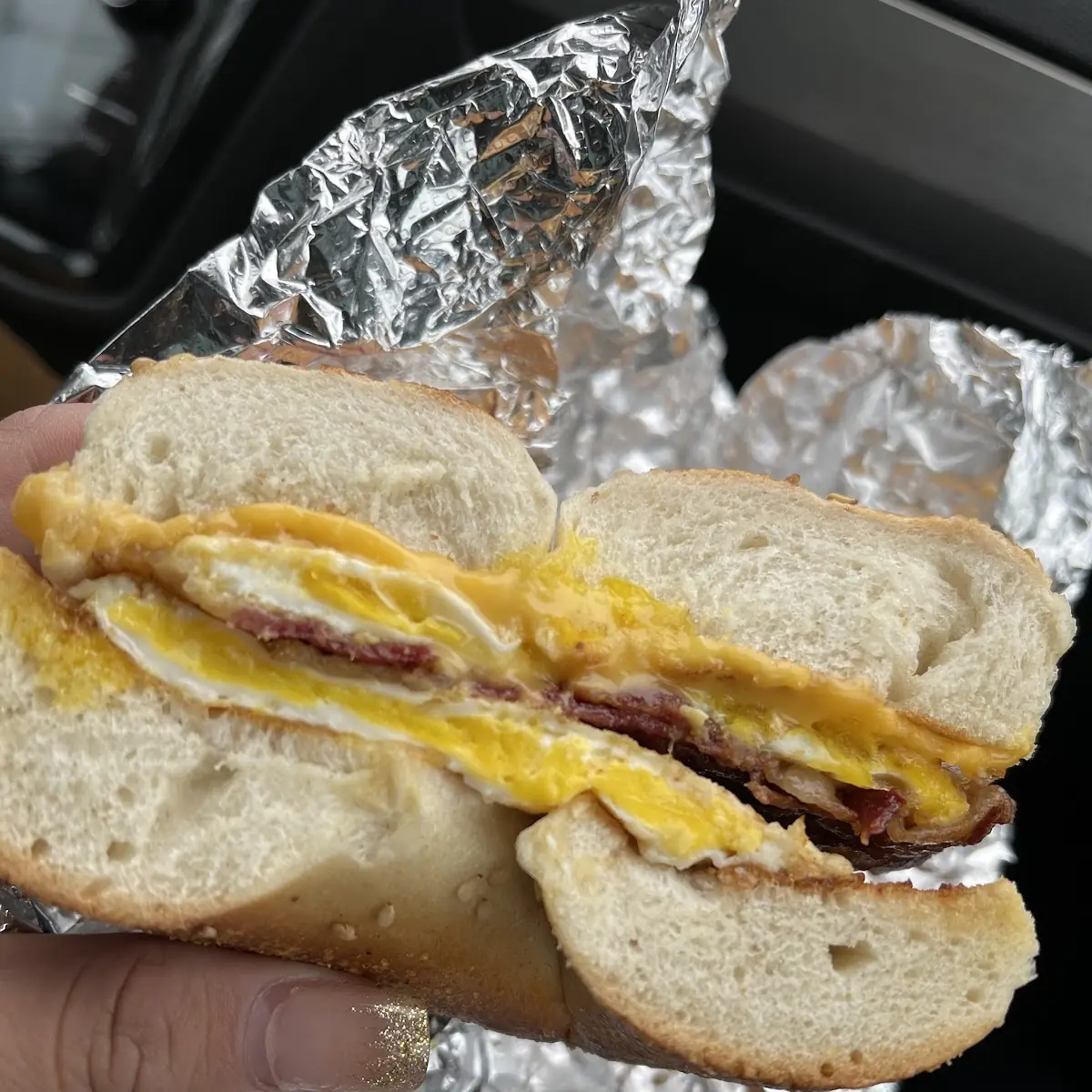 Grilled Taylor Ham Egg & Cheese