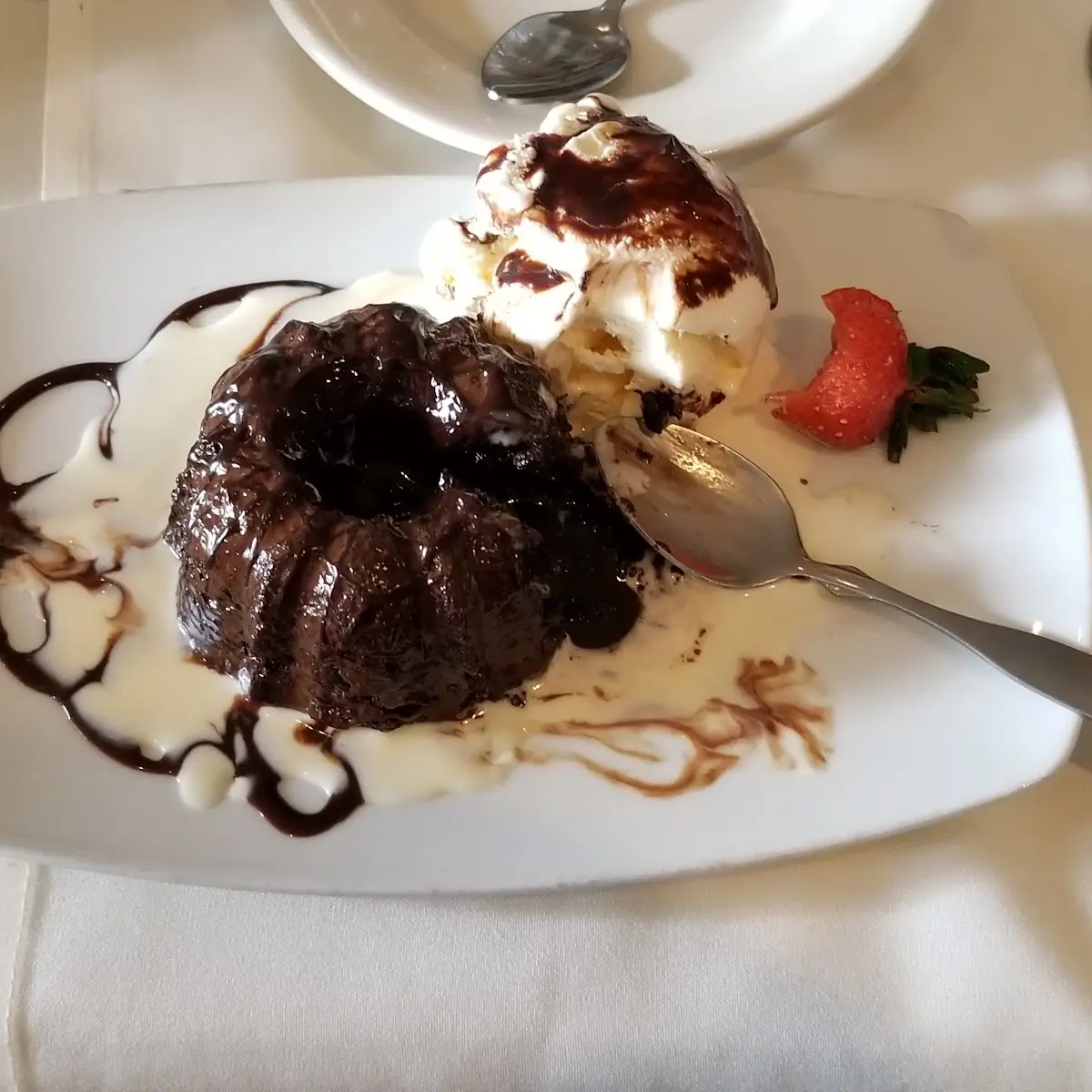 Chocolate Cake a La Mode