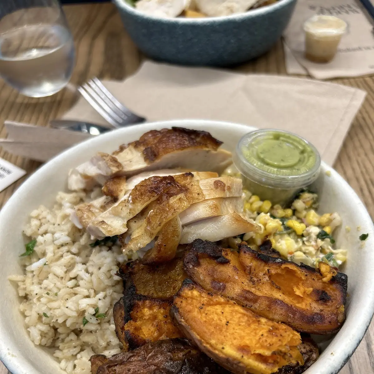 Roasted Chicken Grain Bowl