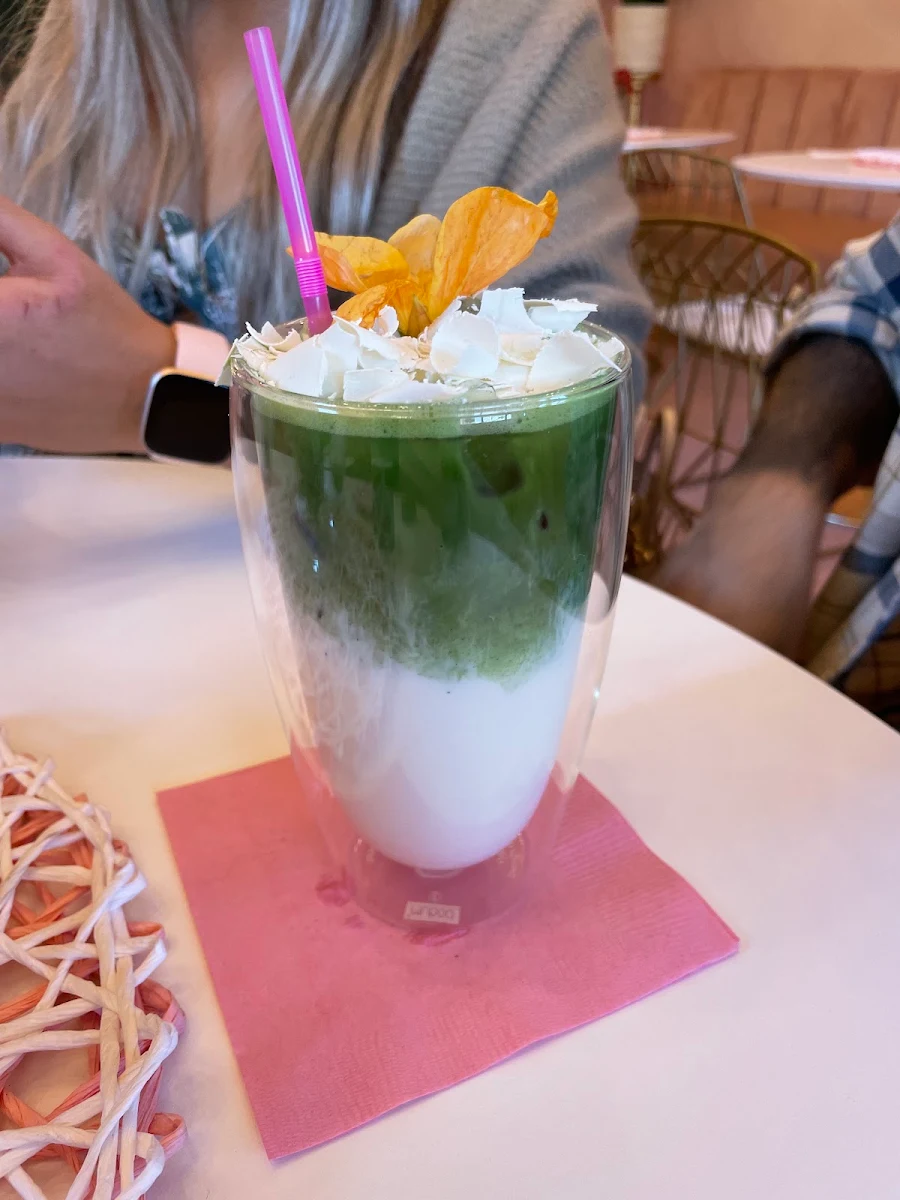 White Chocolate Matcha Cold