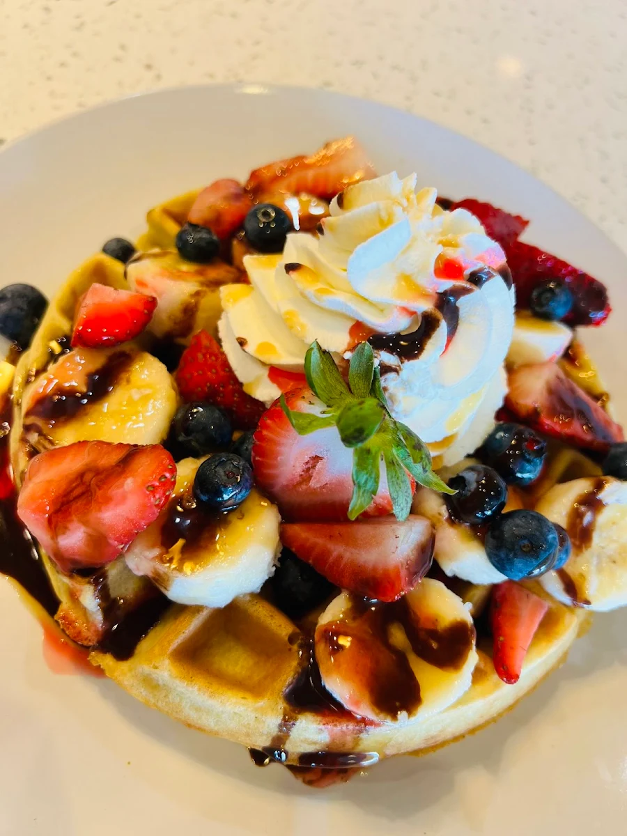 Strawberry Banana Waffle