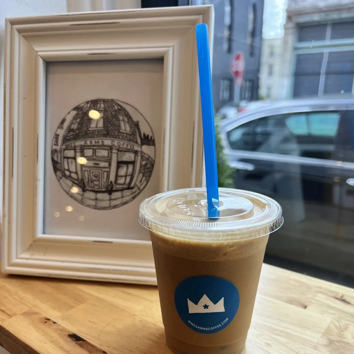 Iced Chocolate Coffee Drink