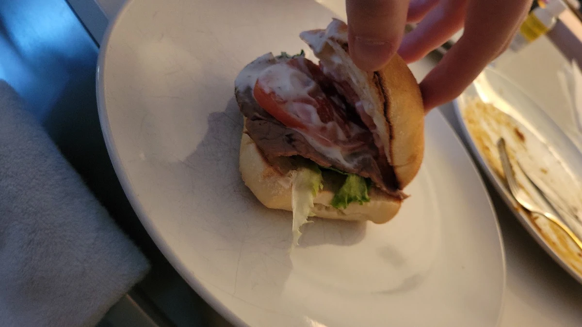 Beef and Cheddar Sandwich, Tim Hortons
