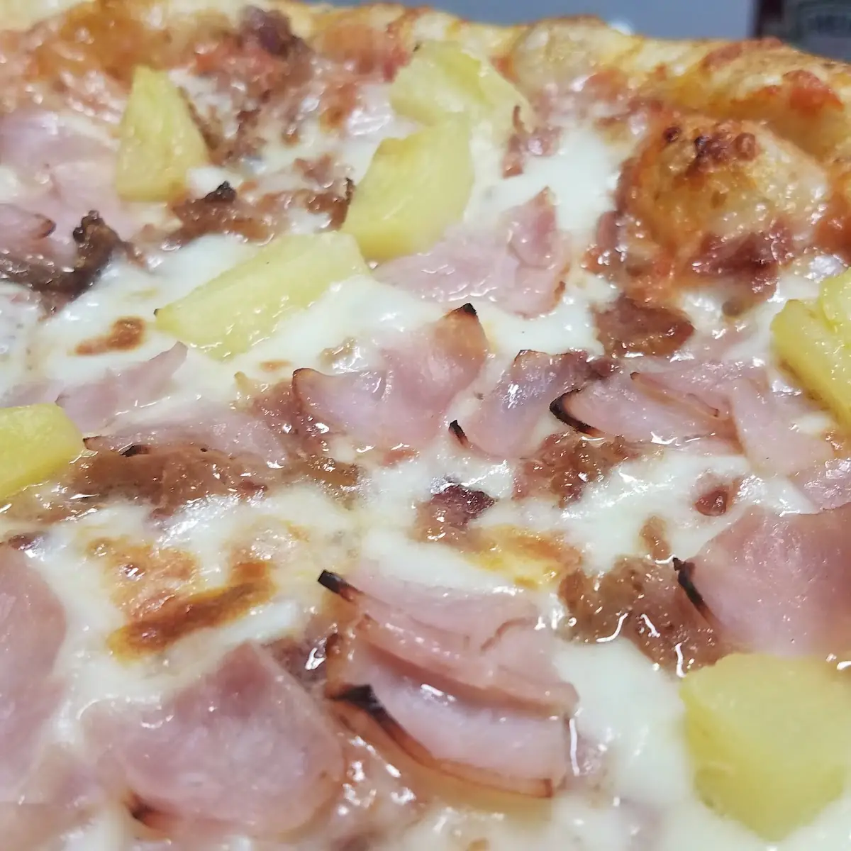 Hawaiian Pizza Ham Bacon and Pineapple