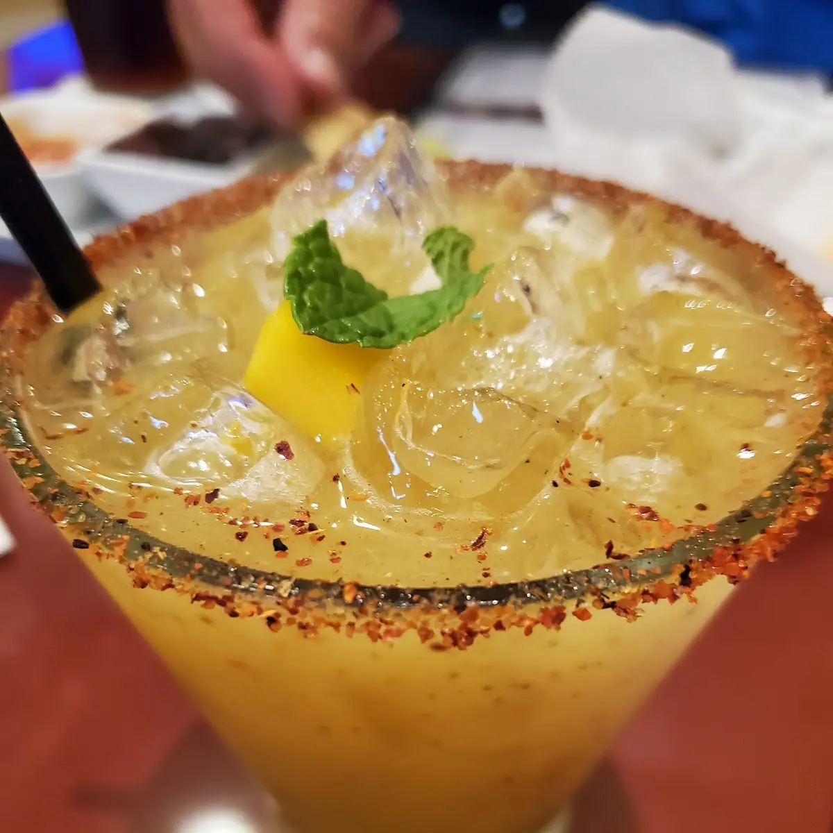 Mango Margarita on the Rocks
