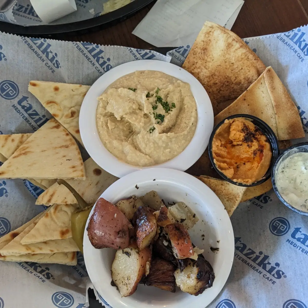Pita Chips and Humus