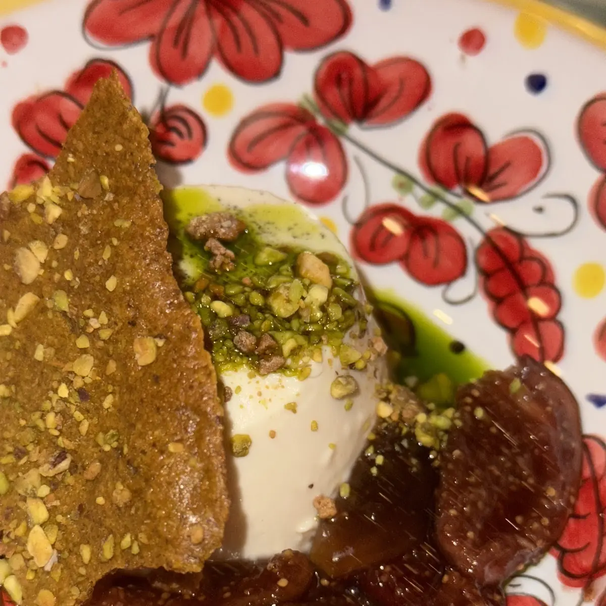 Fig Leaf Panna Cotta