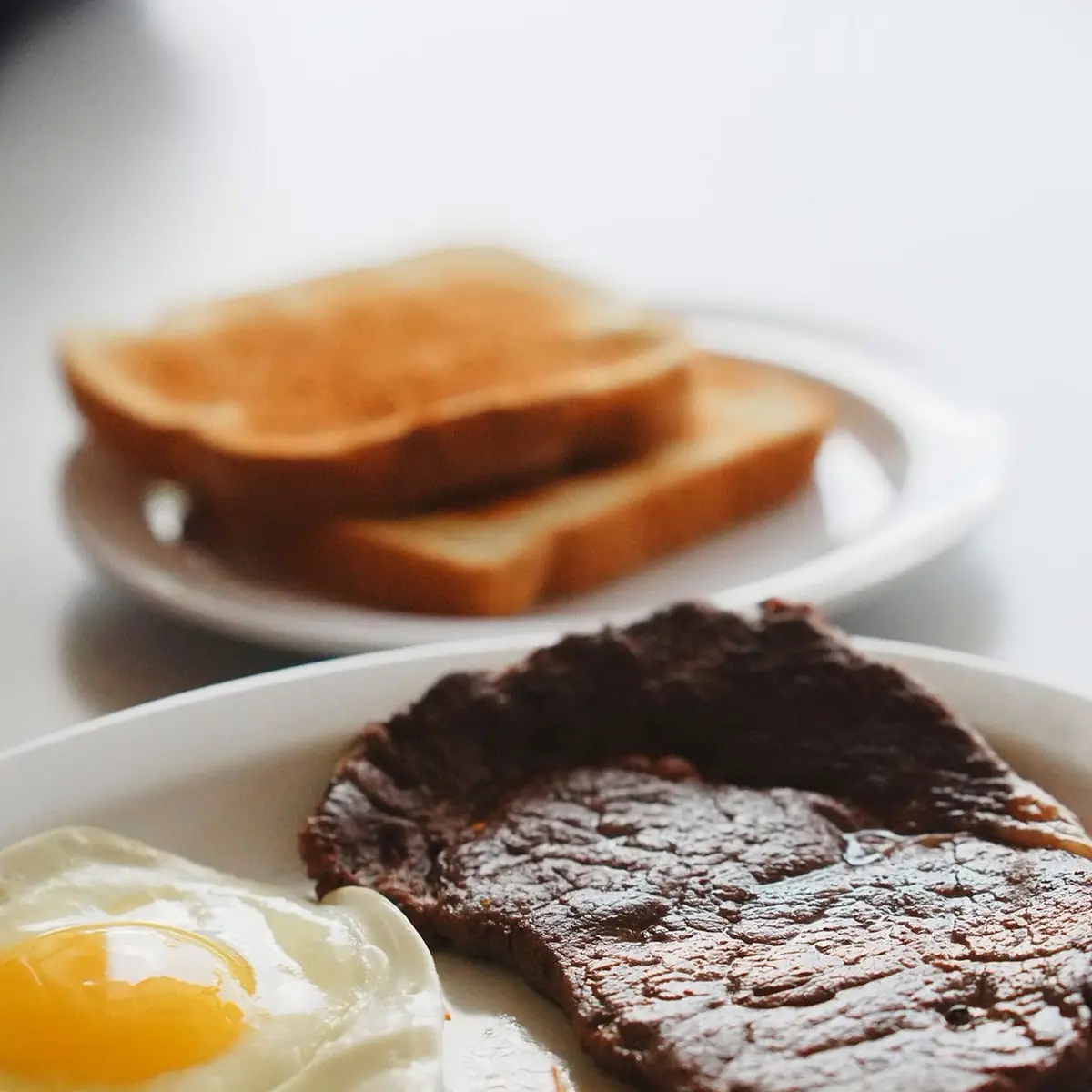 Grilled Pork Chops & 2 Eggs