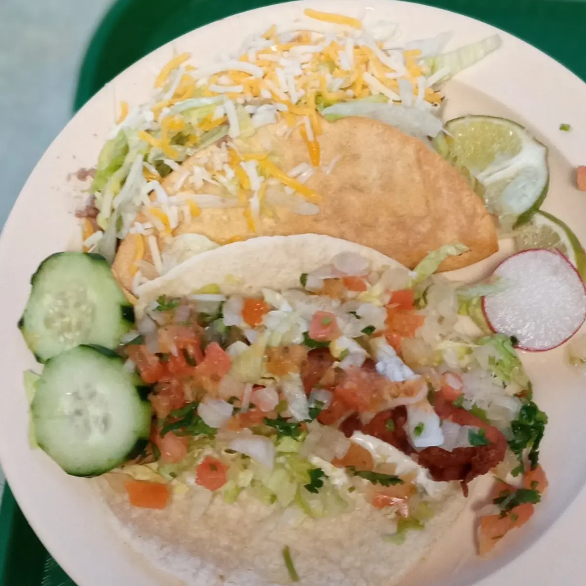 3. Plato Combinado de Tacos de Pollo / 3. Chicken Tacos Combo Plate